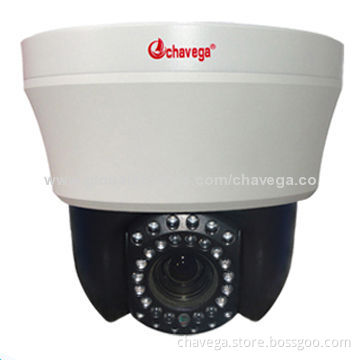 China Manufacturer 4-inch Mini PTZ Outdoor IR Dome Camera, 1/3-inch Sony CCD, 480TVL